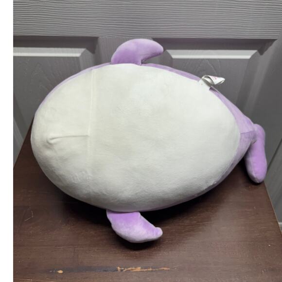 Linzy Narwhal Plush 15" Smoochy Pals Stuffed Animal Plush Cute Squishy Purple - Picture 5 of 6
